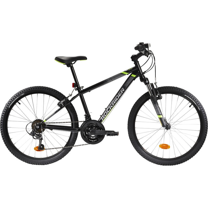 Vélo VTT ENFANT ROCKRIDER ST 500 20 POUCES 6-9 ans Noir