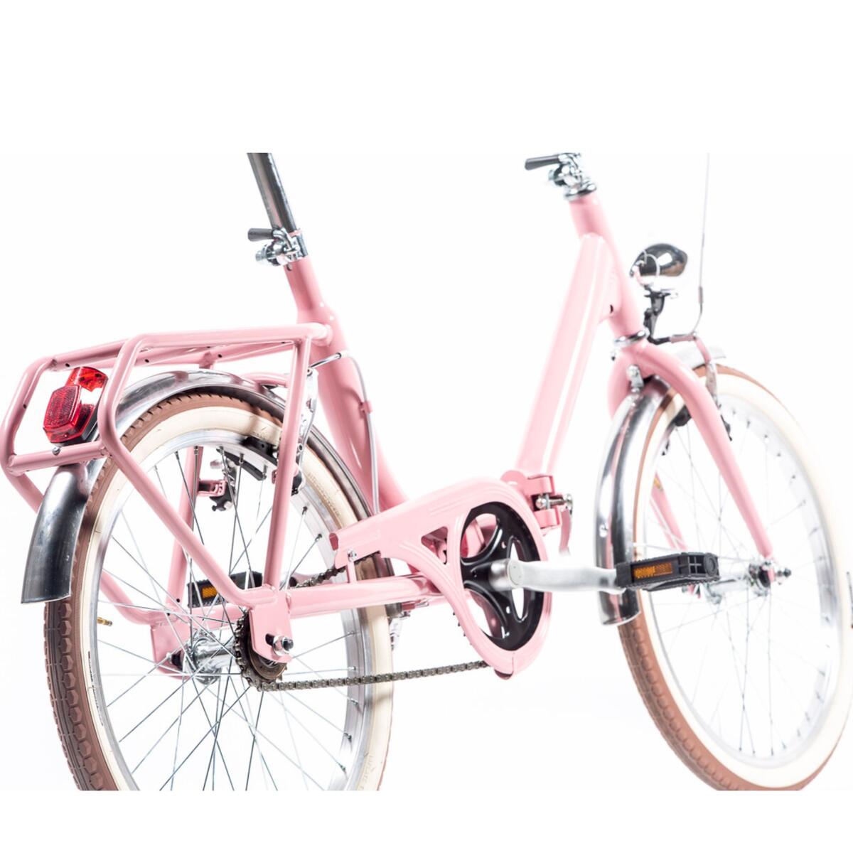 Capri Bambina rose vélo de ville pliable