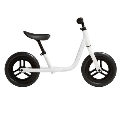 BICICLETTA DA BAMBINO 10 POLLICI RUNRIDE 100 BIANCO/NERO