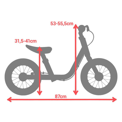 DRAISIENNE ENFANT 12 POUCES ALU RUNRIDE 900 ALU