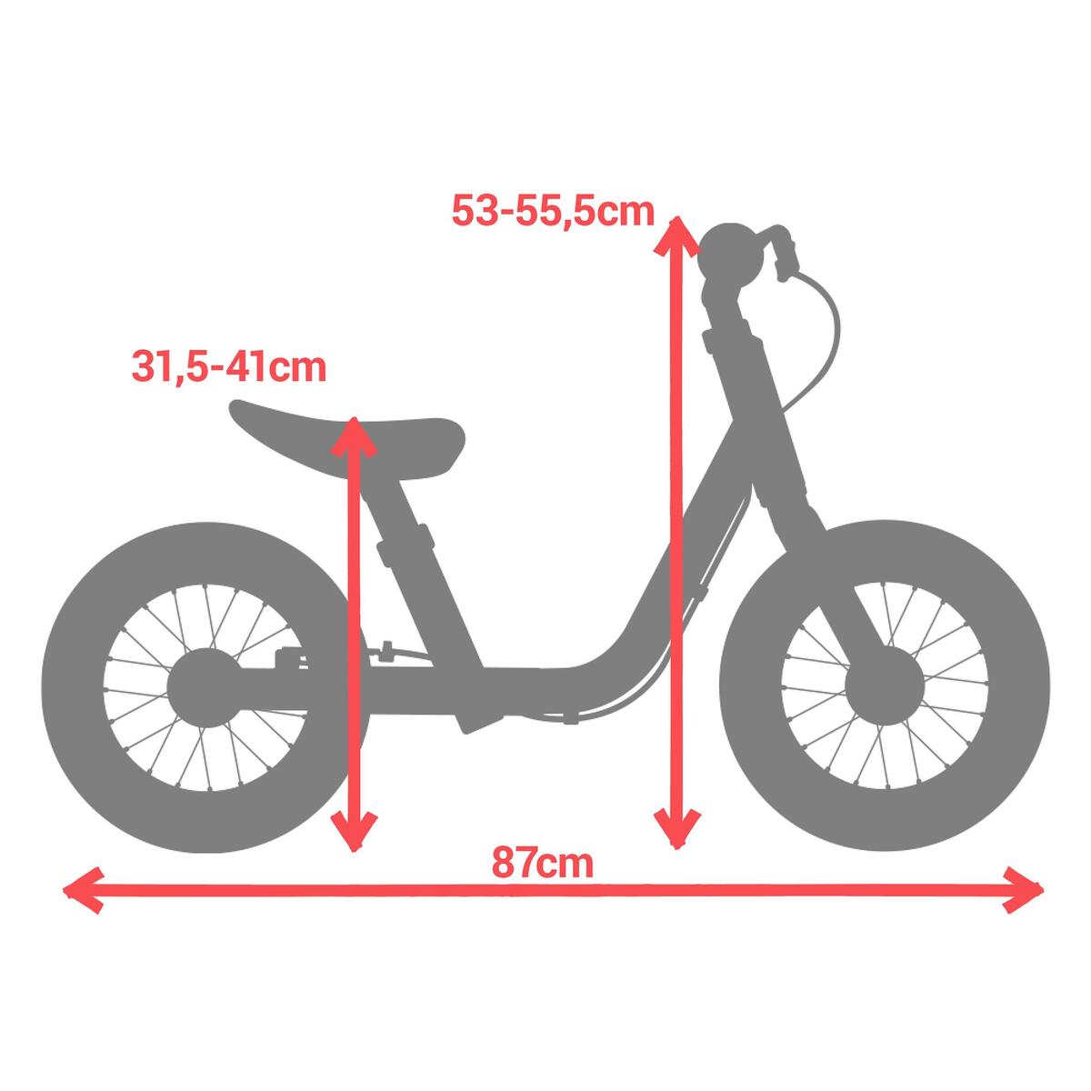 DRAISIENNE ENFANT 12 POUCES RUNRIDE 900 ALU BLEU