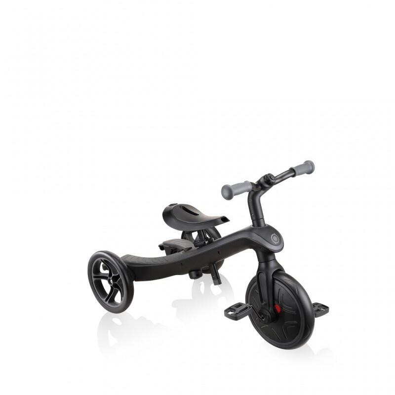 Tricycle évolutif EXPLORER 4 en 1 DELUXE PLAY Noir-Gris