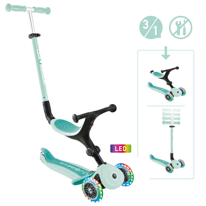 Evolutionärer Roller GO-UP ACTIVE LIGHTS Mintgrün 