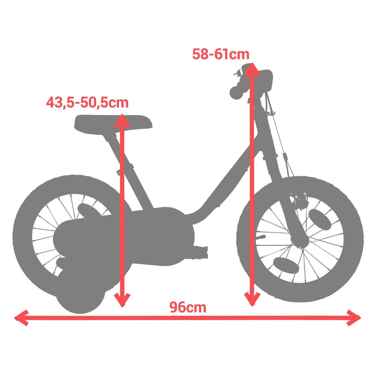 14-ZOLL-FAHRRAD 3-5 JAHRE 500 EINHORN 