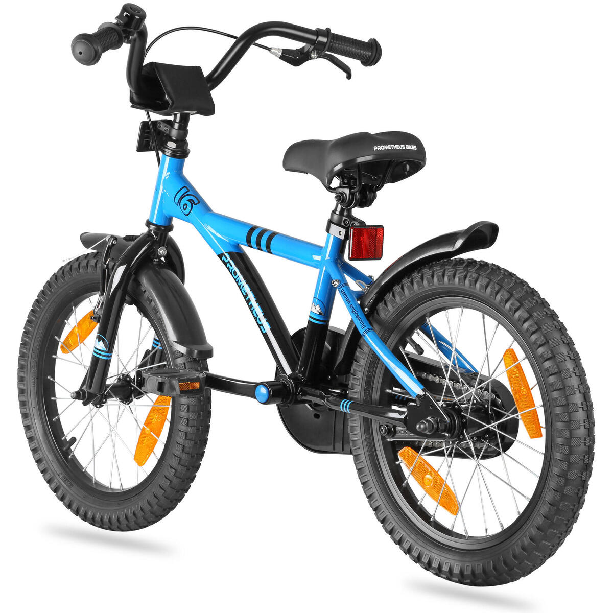 16-Zoll-Kinderfahrrad 4–6 Jahre mit Stabilisierungsrädern und Rücktritt 