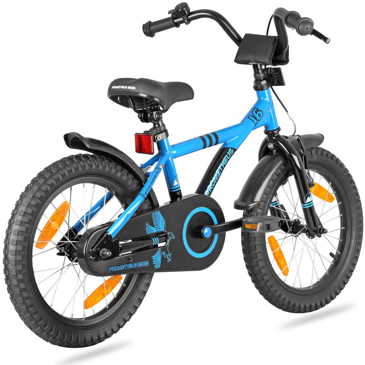 16-Zoll-Kinderfahrrad 4–6 Jahre mit Stabilisierungsrädern und Rücktritt 