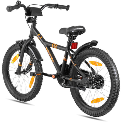 18-Zoll-Kinderfahrrad 5–7 Jahre mit Rücktritt und V-Brake-Bremsen 