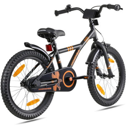 18-Zoll-Kinderfahrrad 5–7 Jahre mit Rücktritt und V-Brake-Bremsen 