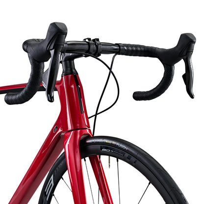 Vélo de Route EDR CF SRAM Rival AXS Capteur de Puissance Rouge