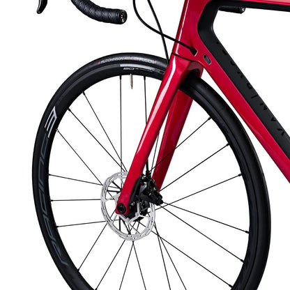 Vélo de Route EDR CF SRAM Rival AXS Capteur de Puissance Rouge