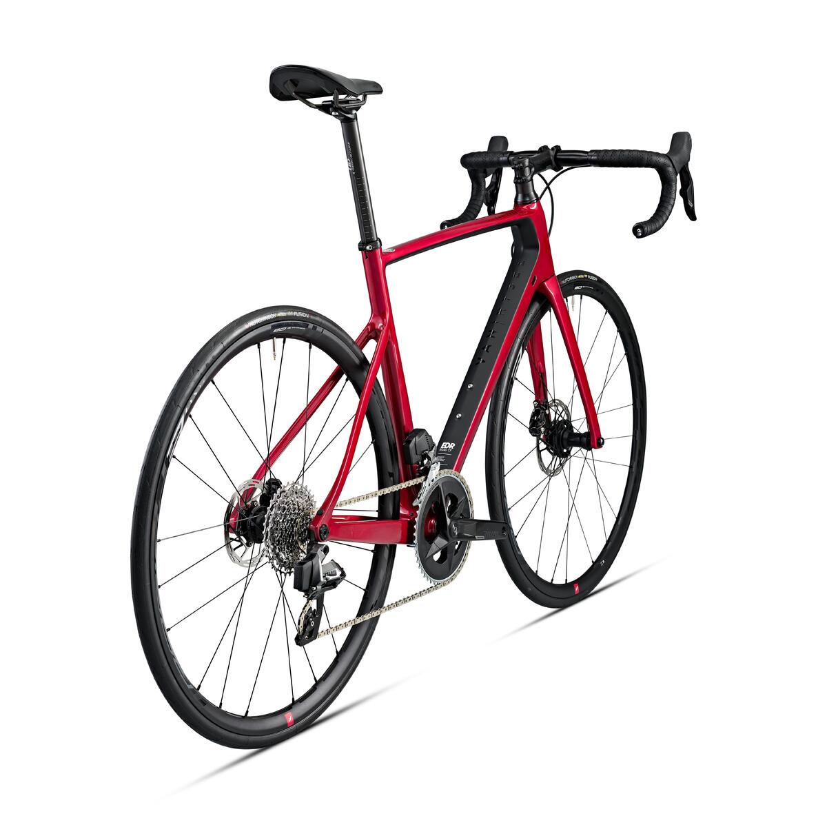 Vélo de Route EDR CF SRAM Rival AXS Capteur de Puissance Rouge