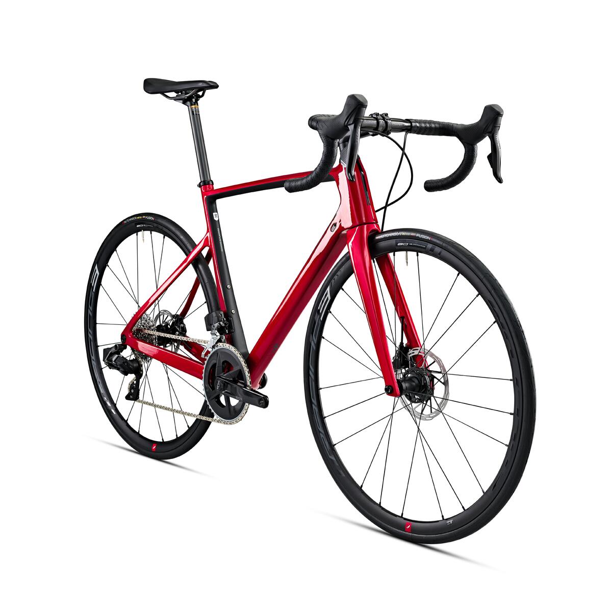 Vélo de Route EDR CF SRAM Rival AXS Capteur de Puissance Rouge