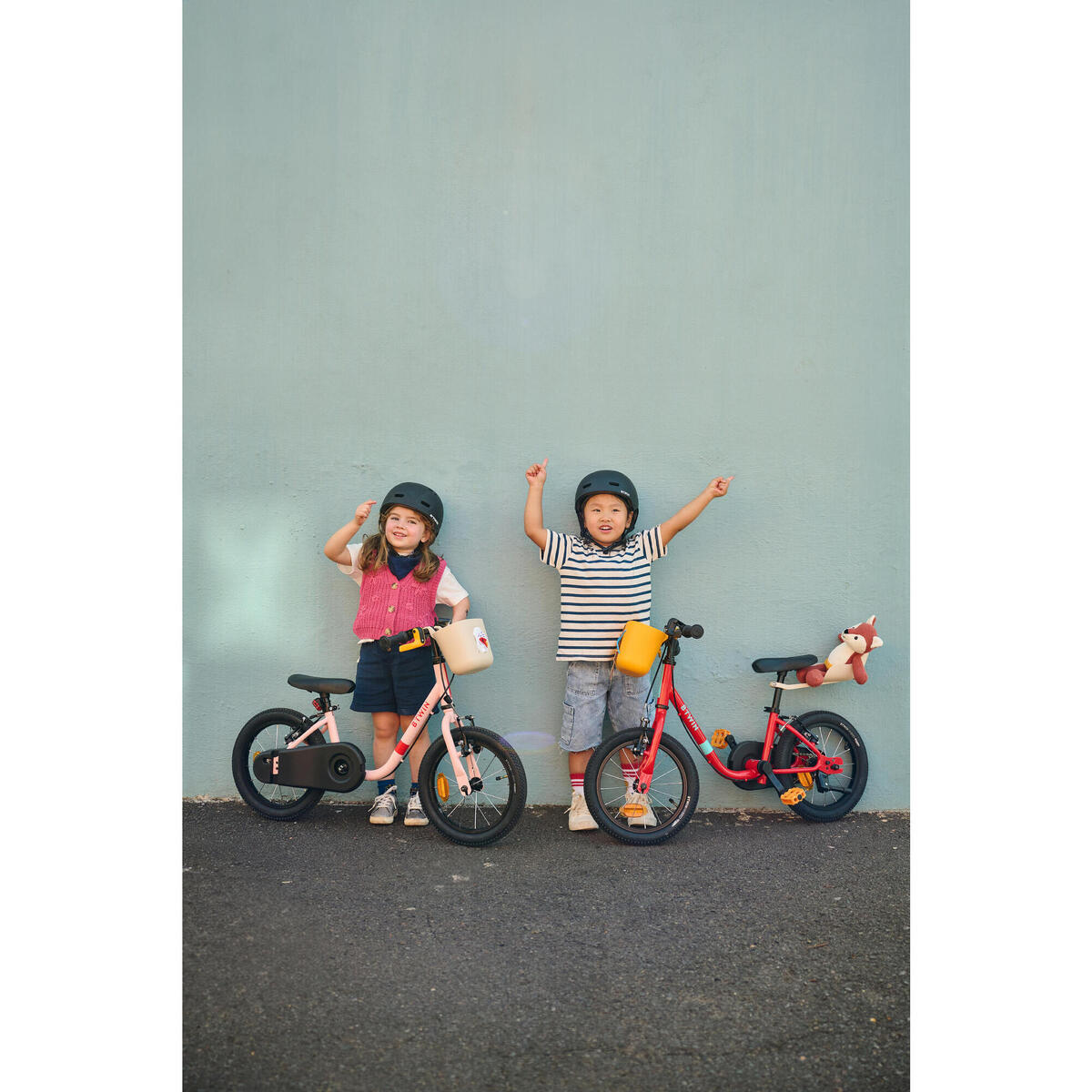 VELO ENFANT 2EN1 DRAISIENNE 3-5 ANS 14 pouces - DISCOVER 500