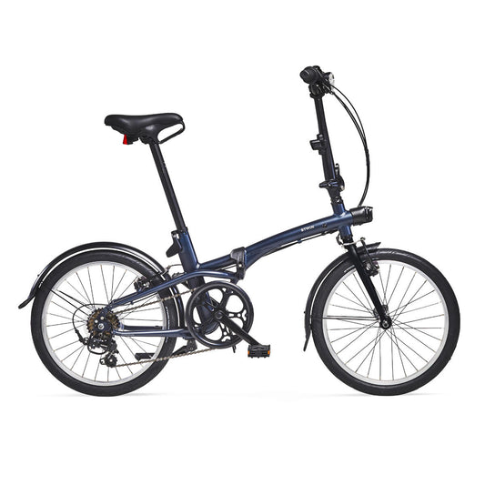 VÉLO PLIANT FOLD 500 BLEU FONCE