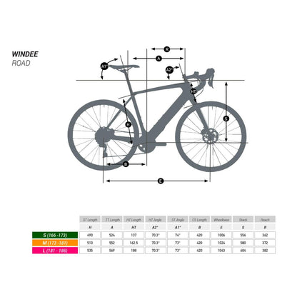 VELO ROUTE A ASSISTANCE ELECTRIQUE WINDEE