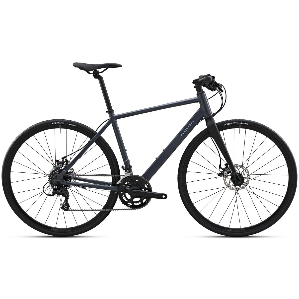 VELO ROUTE CYCLOTOURISME - RC 120 FLATBAR FEMME GRIS