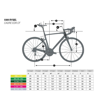 VELO ROUTE EDR CF ULTEGRA Noir