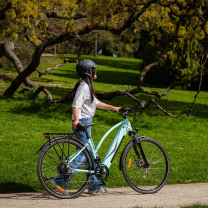 Vélo tout chemin électrique - NEOMOUV RAIPON - Bleu