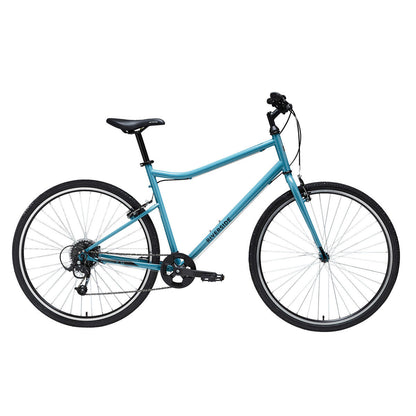 VELO TOUT CHEMIN RIVERSIDE 120 BLEU PETROL NOIR