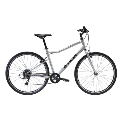 VELO TOUT CHEMIN RIVERSIDE 120 BLEU PETROL NOIR