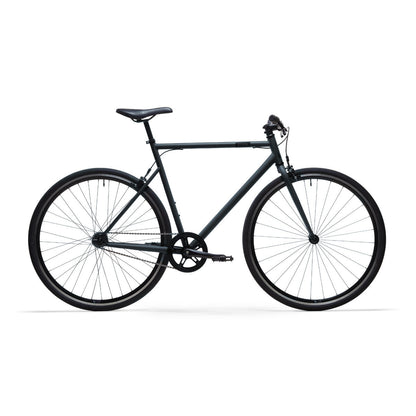 VELO VILLE SINGLE SPEED 500 GRIS CARBONE