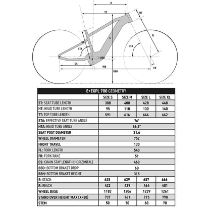 Bicicletta elettrica MTB da Trekking E-EXPL 700 Iridescent Purple - 29" - 630 Wh 