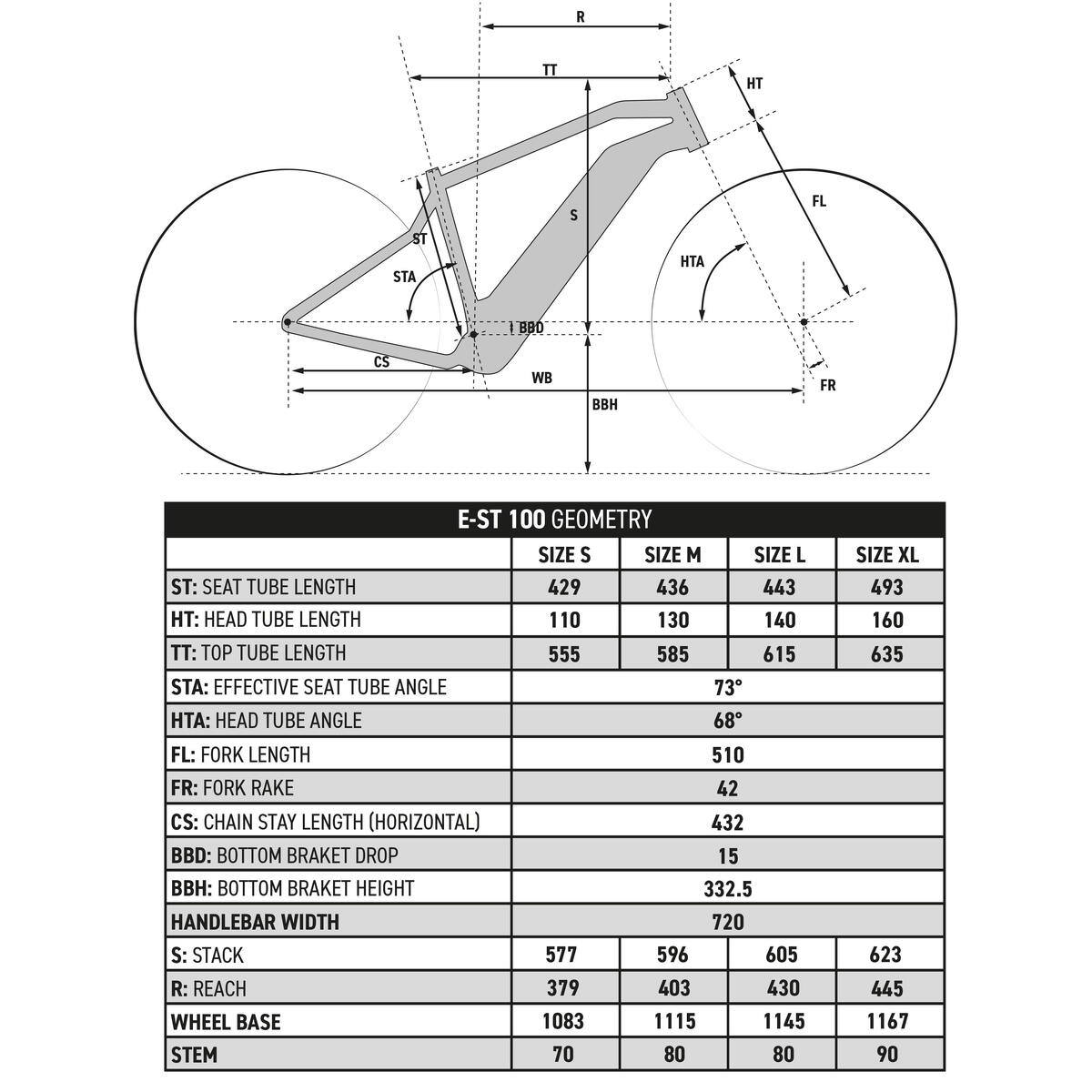 Vélo VTT électrique semi-rigide 27'5", E-ST 100 BLEU