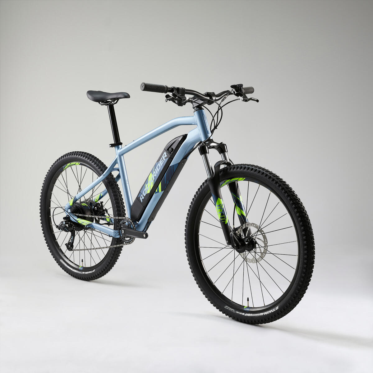 Vélo VTT électrique semi-rigide 27'5", E-ST 100 BLEU