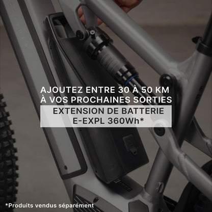 Vélo VTT électrique tout suspendu 29" - E-EXPL 500 S Gris métal