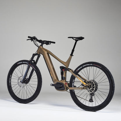 Vélo Vtt électrique tout suspendu 29" - STILUS E-ALL MOUNTAIN Ocre