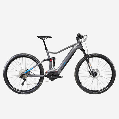 29" vollgefedertes ELEKTRISCHES MTB-Fahrrad - STILUS E-TRAIL Grau 