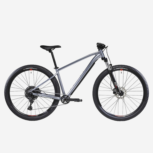 VÉLO VTT RANDONNÉE EXPLORE 520 GRIS ROUGE 29"