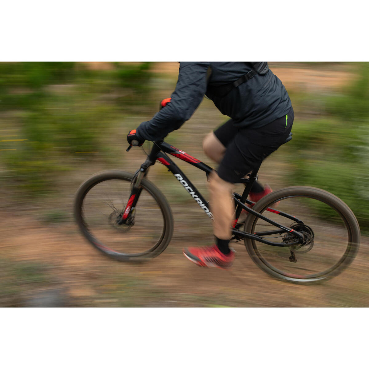 VÉLO VTT ST 530 S NOIR ROUGE 27,5"