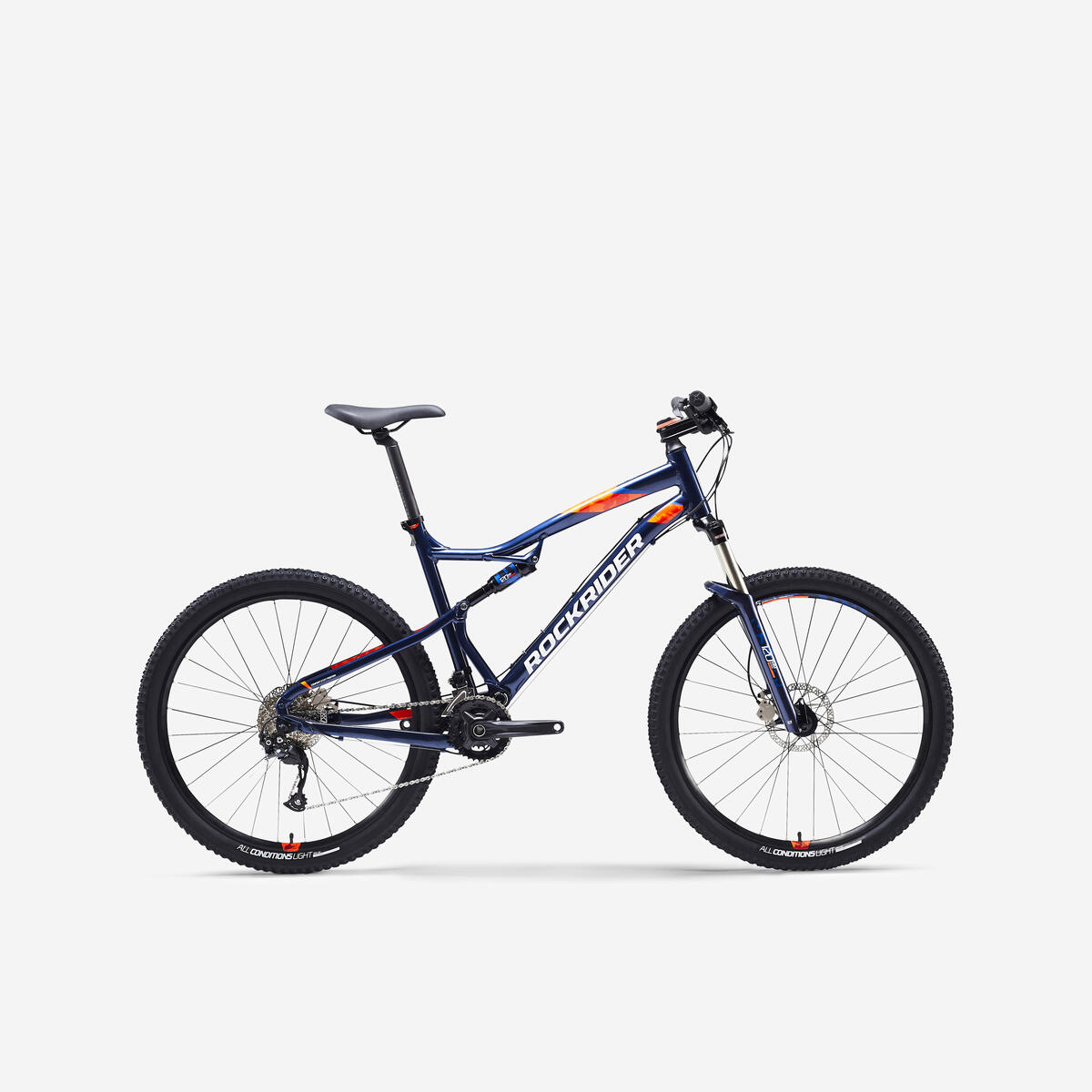 ST 540 S FULL SUSPENSION MTB-FAHRRAD BLAU ORANGE 27,5" 