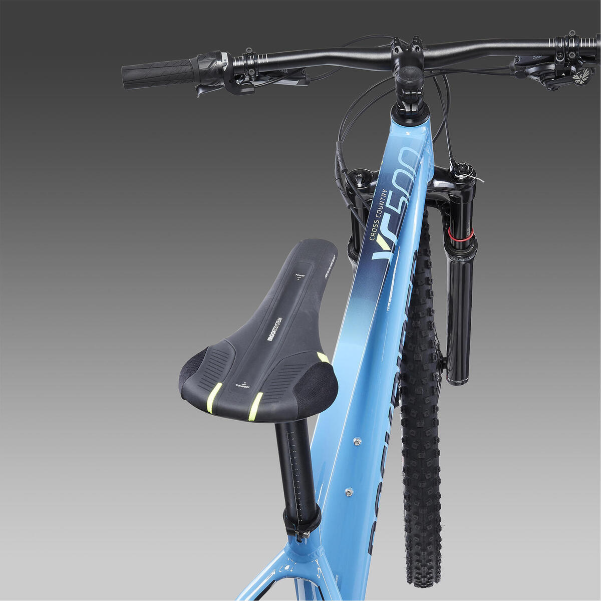 Vélo VTT XC 500 29" semi rigide EAGLE 1x12 bleu ciel