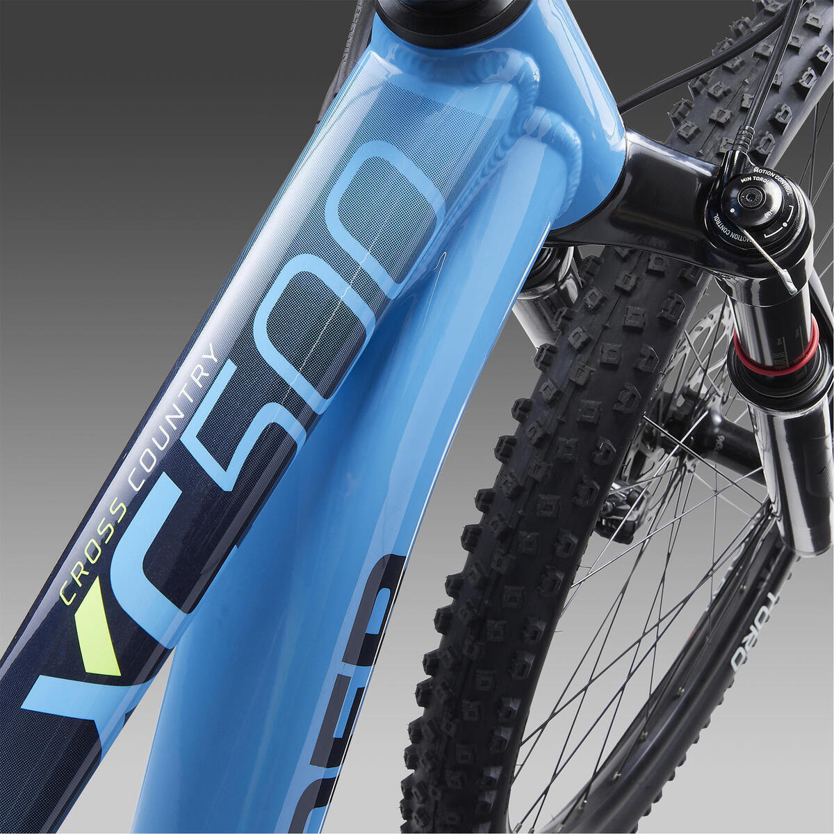 Vélo VTT XC 500 29" semi rigide EAGLE 1x12 bleu ciel