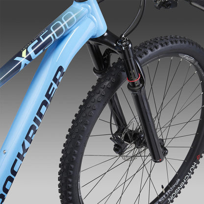 Vélo VTT XC 500 29" semi rigide EAGLE 1x12 bleu ciel