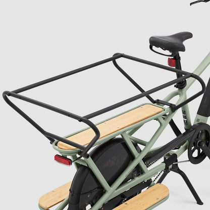 VELOCARGO ELECTRIQUE LONGTAIL CHARGEMENT ARRIERE R500E vert clair