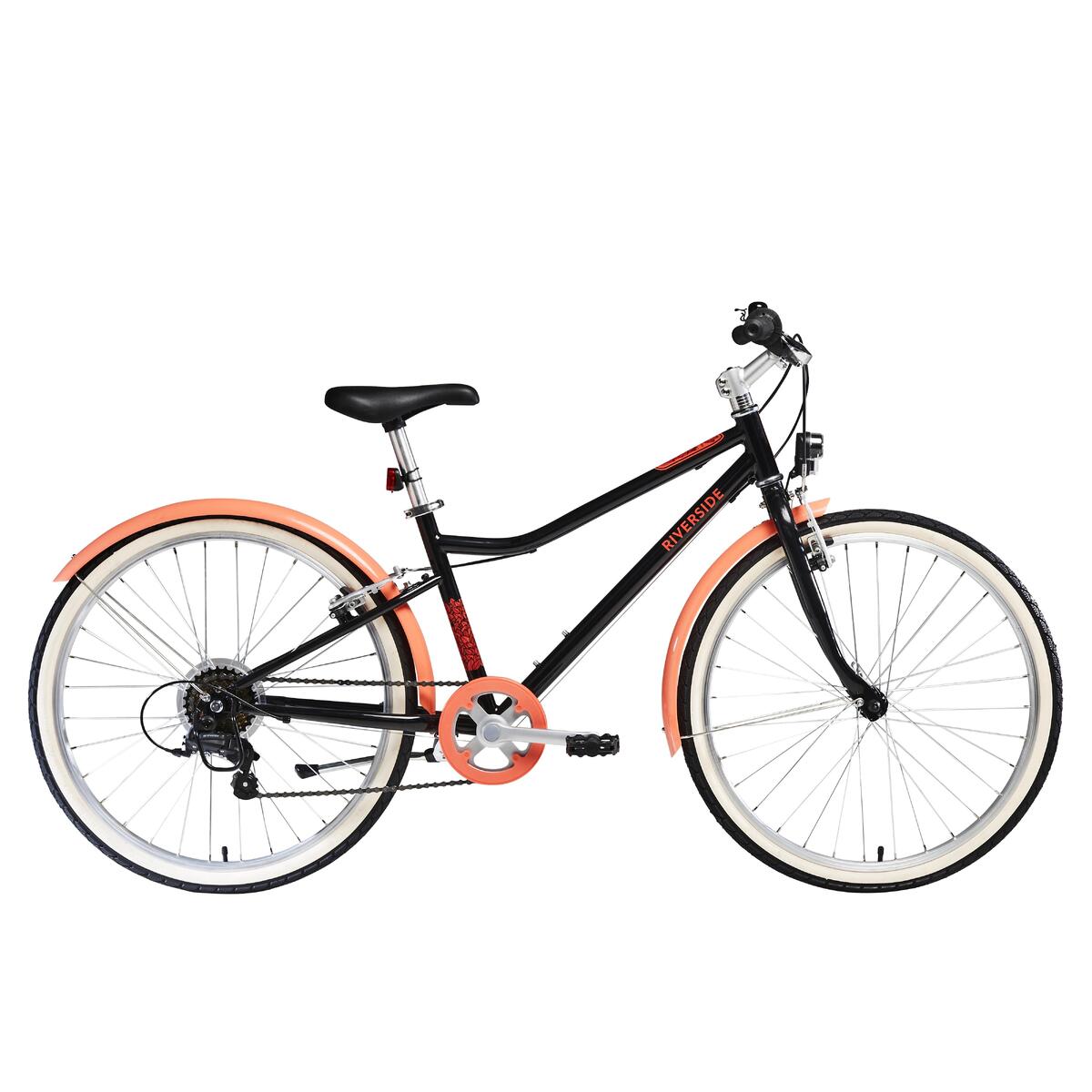 Vélo VTC ENFANT RIVERSIDE 500 KAKI 24 pouces 9-12 ANS