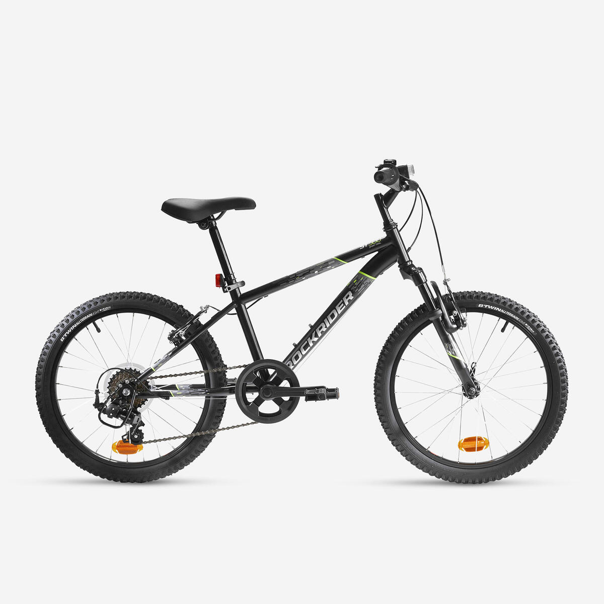 Vélo VTT ENFANT ROCKRIDER ST 500 20 POUCES 6-9 ans Noir